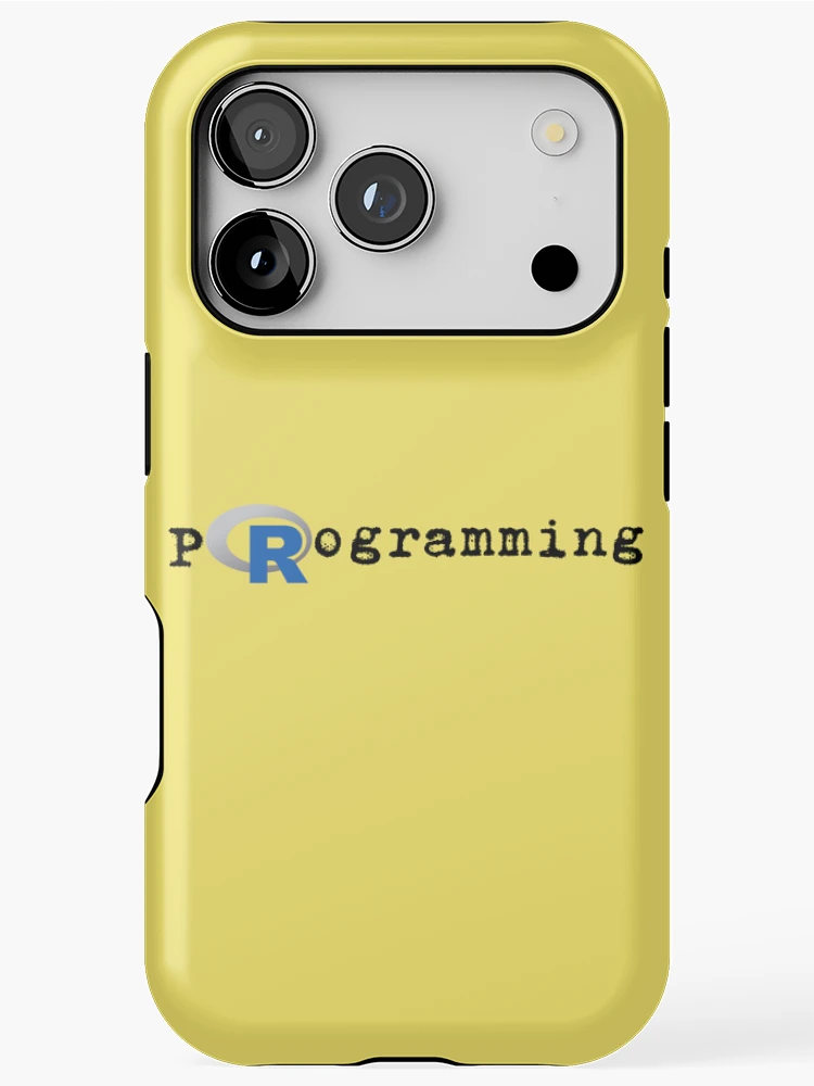Thumbnail 1 of 4, iPhone Case, R in R programming R programming designed and sold by KoopTroop ⭐⭐⭐⭐⭐.