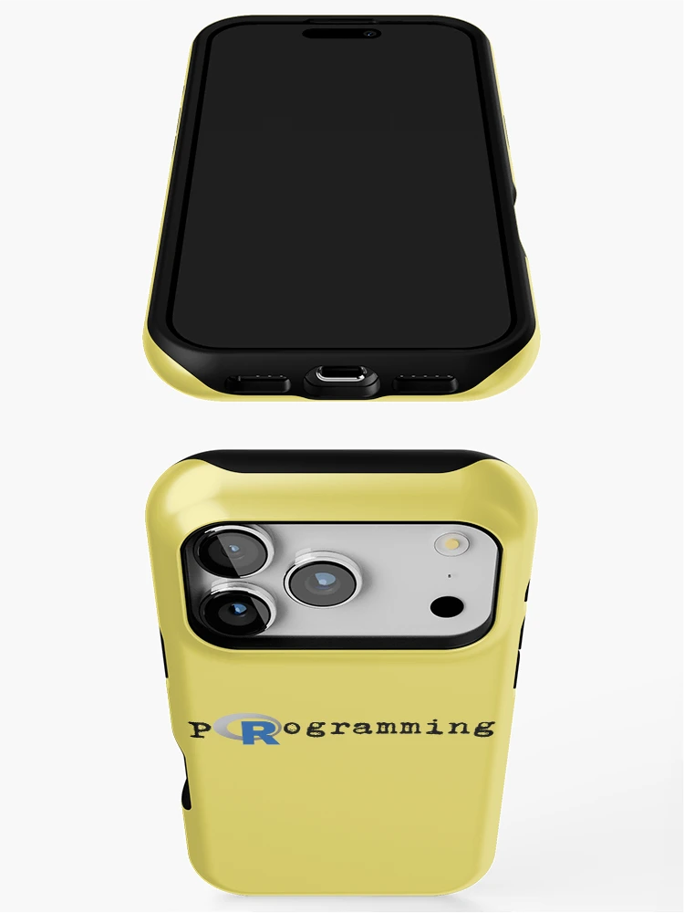 Thumbnail 3 of 4, iPhone Case, R in R programming R programming designed and sold by KoopTroop ⭐⭐⭐⭐⭐.