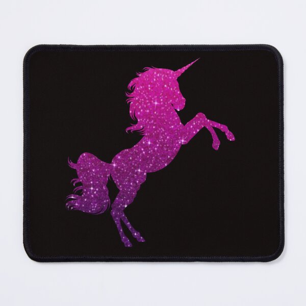 Item preview, Dark Pink Purple Ombre Faux Glitter Unicorn designed and sold by Felicity-K.