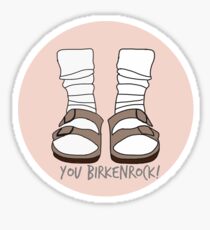 You Birkenrock Peach Sticker