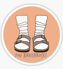 You Birkenrock Orange Sticker