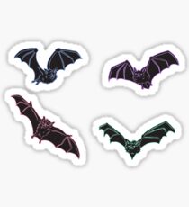 Pastel Bat Sticker Set Sticker