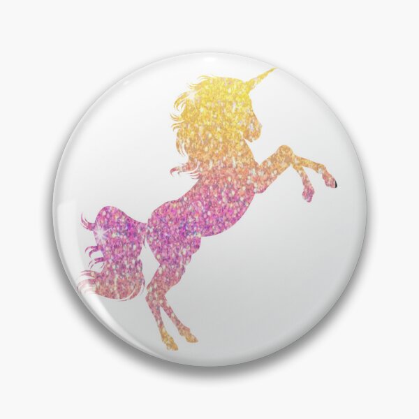 Item preview, Pink and Yellow Ombre Faux Glitter Unicorn designed and sold by Felicity-K.