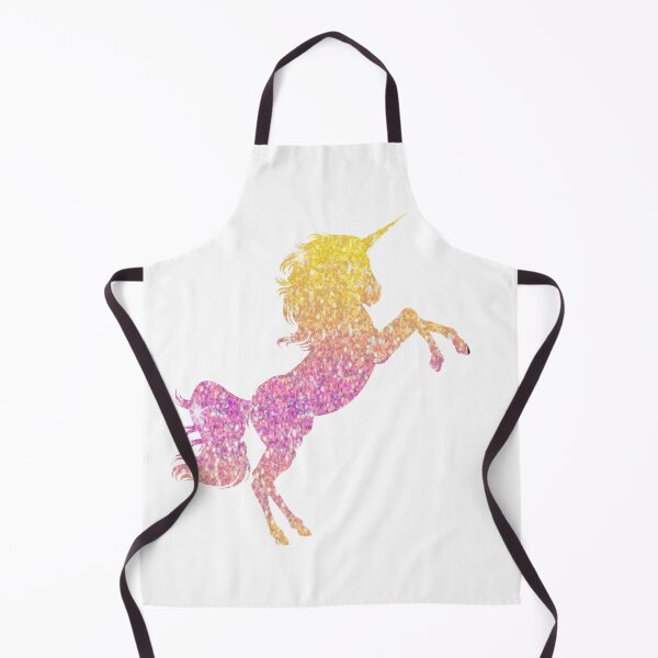 Item preview, Pink and Yellow Ombre Faux Glitter Unicorn designed and sold by Felicity-K.