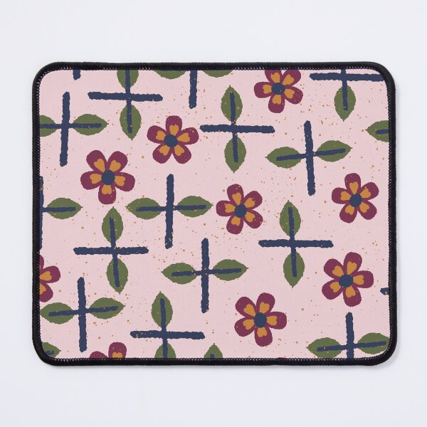 Item preview, Mod speckled floral and stylized leaves designed and sold by FrancesPoff.