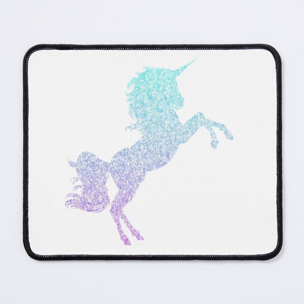 Item preview, Pastel Blue Purple Ombre Faux Glitter Unicorn designed and sold by Felicity-K.