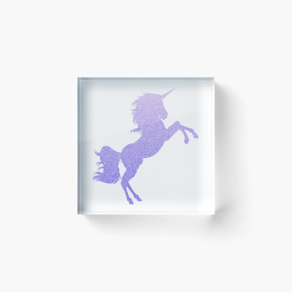 Item preview, Pastel Purple Ombre Faux Glitter Unicorn designed and sold by Felicity-K.