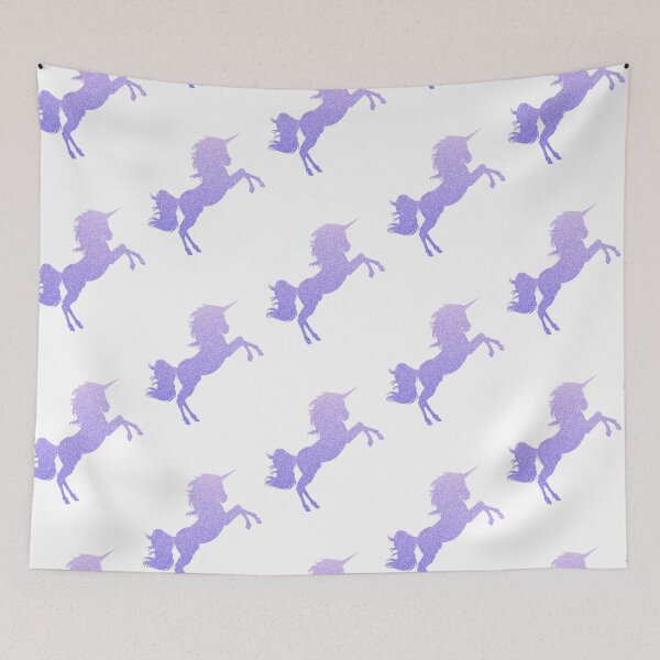Item preview, Pastel Purple Ombre Faux Glitter Unicorn designed and sold by Felicity-K.