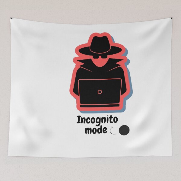 Item preview, incognito mode design  designed and sold by vishal kashyap.