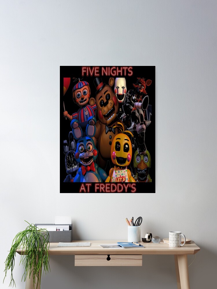 FNAF 2 animatronics Classic Poster for Sale by AarondeWerd