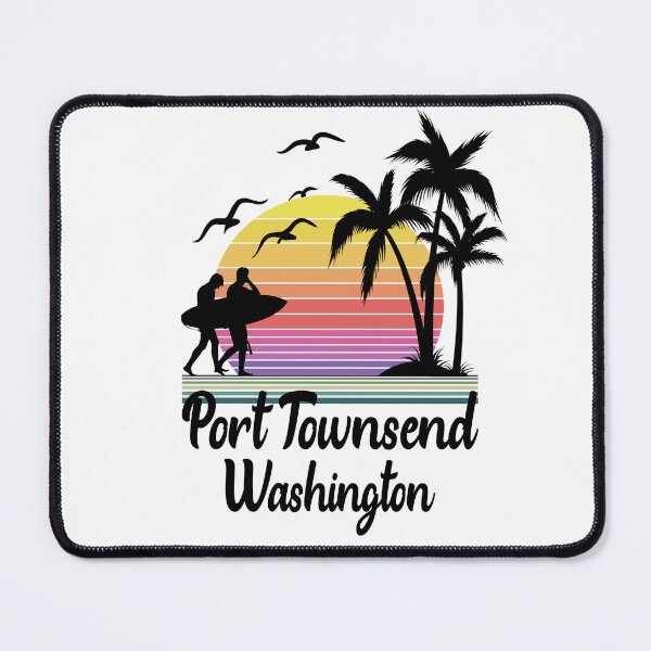 Item preview, Port Townsend Washington Seaside Retro Sunset designed and sold by Home-Spirit.