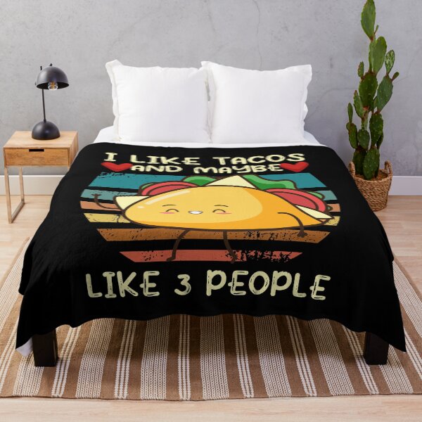 Item preview, Funny I Like Tacos and Maybe Like 3 People,Cool Taco Day Tacos Lovers Retro Vintage Unisex designed and sold by pedrored369.