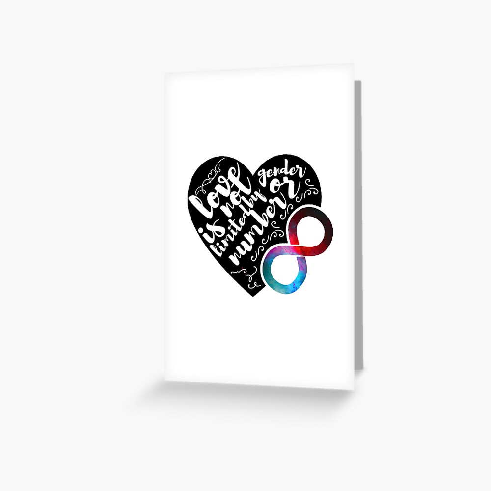 Polyamory Pride Greeting Card