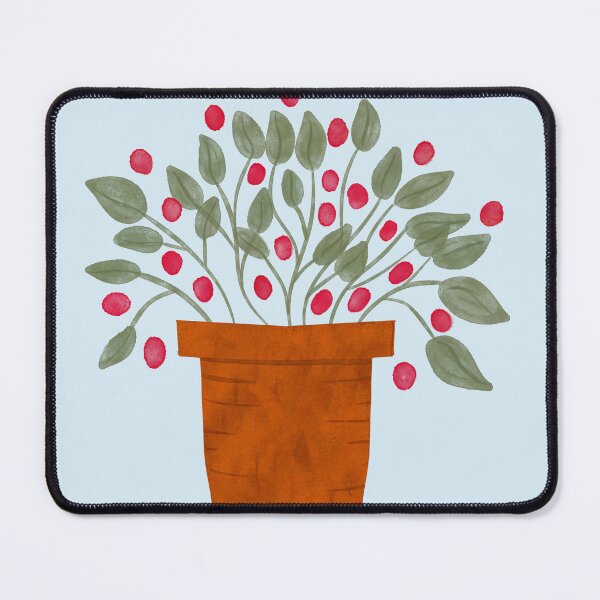 Item preview, Brilliant red sunshine flower pot designed and sold by FrancesPoff.