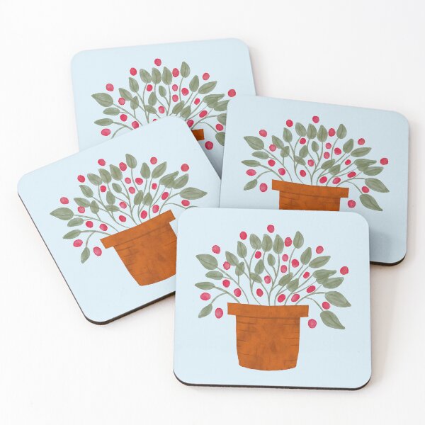 Item preview, Brilliant red sunshine flower pot designed and sold by FrancesPoff.