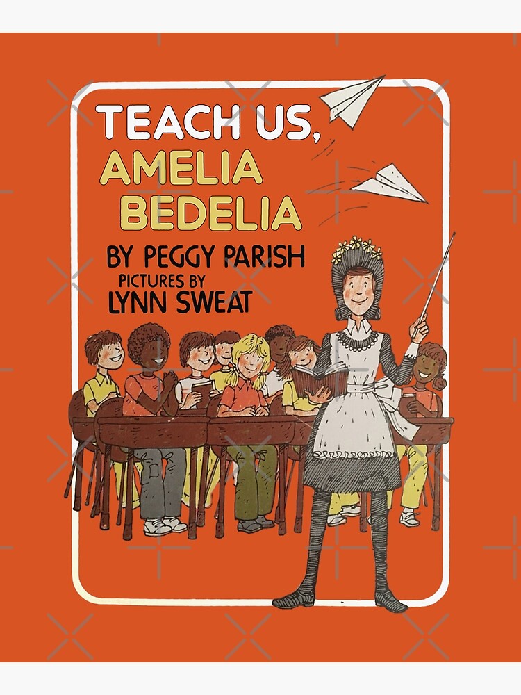 Teach Us Amelia Bedelia Vintage Book Cover (1977) by Lit-Looks