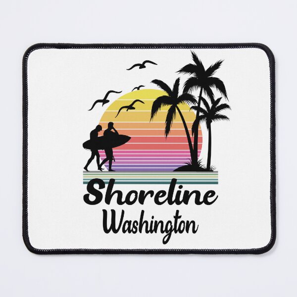 Item preview, Shoreline Washington Seaside Retro Sunset designed and sold by Home-Spirit.