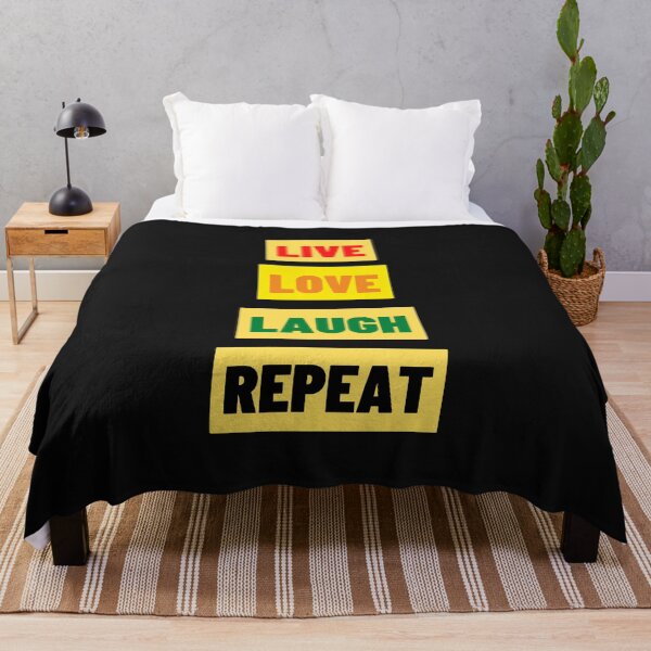 Joy Manifesto Throw Blanket