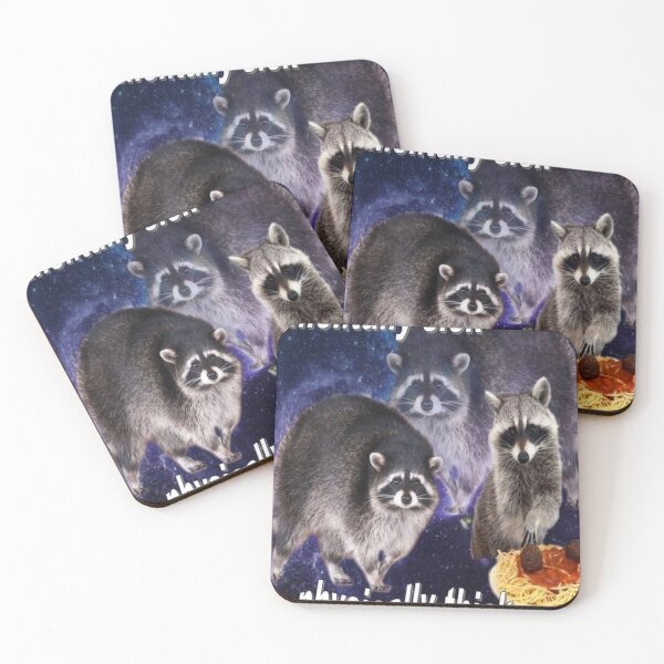 Item preview, MENTALLY SICK, PHYSICALLY THICK - funny raccoon quote Classic designed and sold by TaraAlpaidis.