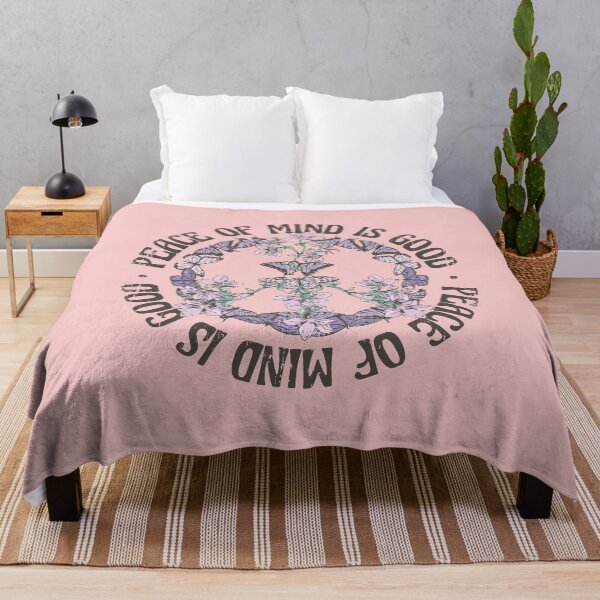 Item preview, Peace of mind is good butterfly peace sign designed and sold by MandVDesigns.