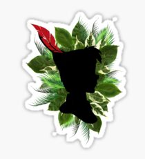 Peter Pan Feather Sticker