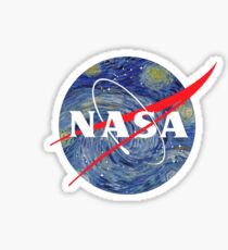 NASA starry night Sticker
