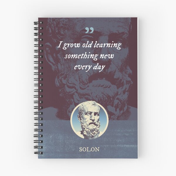 Item preview, SOLON - I grow old learning something new every day designed and sold by Syahrasi.