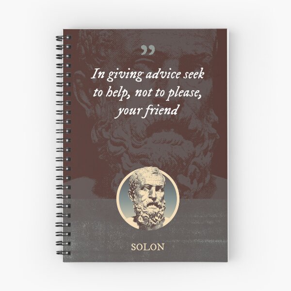 Item preview, SOLON - In giving advice seek to help, not to please, your friend designed and sold by Syahrasi.