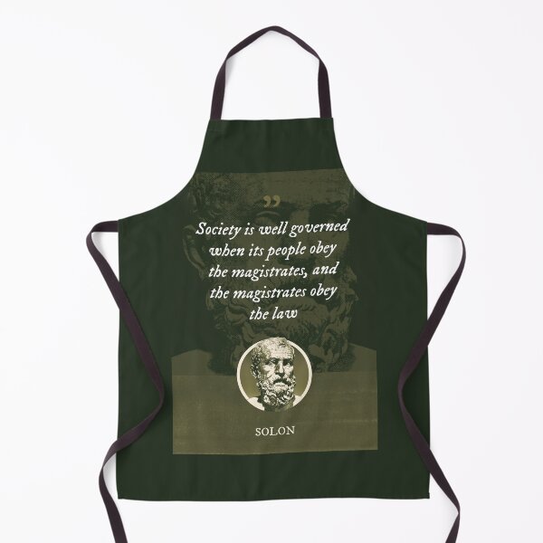 Item preview, SOLON - Society is well governed when its people obey the magistrates, and the magistrates obey the law designed and sold by Syahrasi.