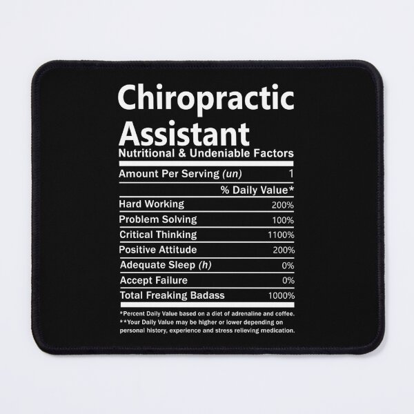 Item preview, Chiropractic Assistant T Shirt - Nutritional And Undeniable Factors Gift Item Tee designed and sold by miraschroe.