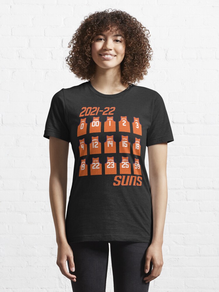 Buy Phoenix Suns Roster Art Tshirt NBA Merch 