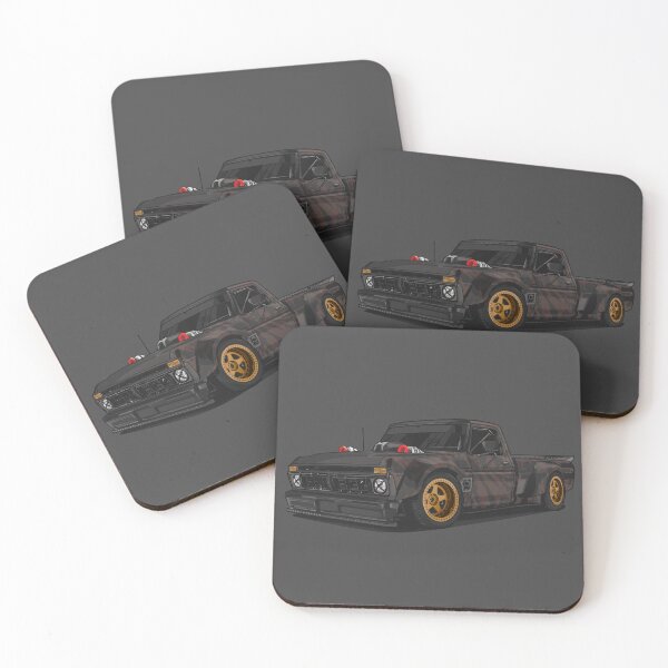 Item preview, Truck Speed Gymkhana TEN 1977 Black Red designed and sold by carvect-id.