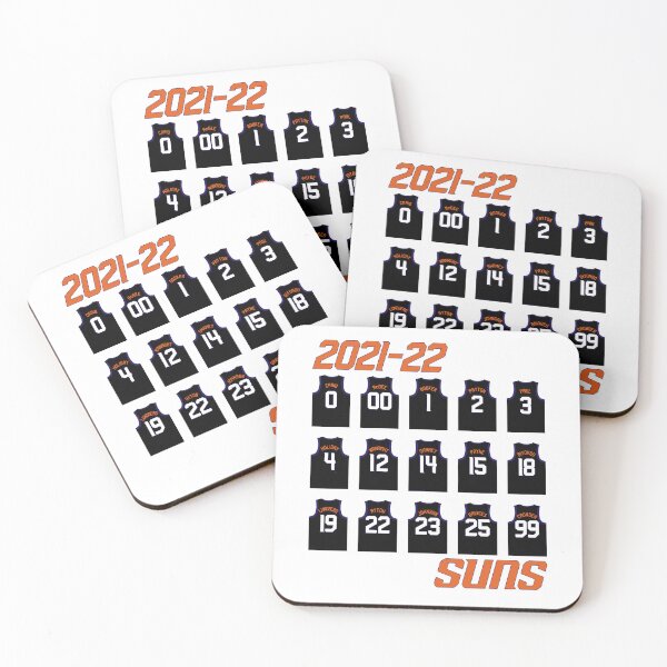 Item preview, 2021-22 Phoenix Suns Roster - Black Jersey designed and sold by SunsJAMSession.