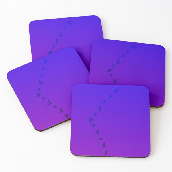 Item preview, Flock of Violet Geese design  designed and sold by MystixJack.