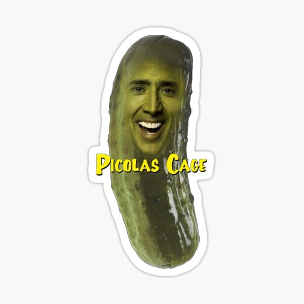 picolas cage Sticker