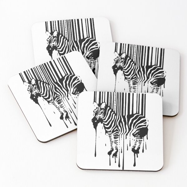 Item preview, Banksy Street Art Zebra Código de barras Graffiti Graff designed and sold by DilysMarca.