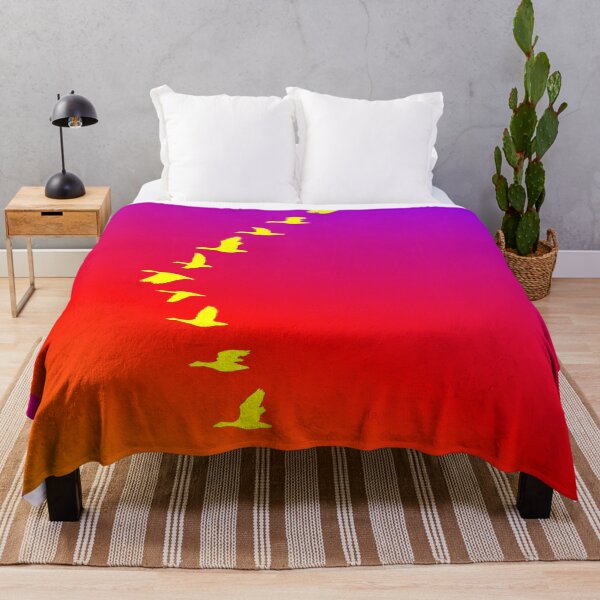 Artikelvorschau, Gänseschwarm Sonnenuntergang Design entworfen und verkauft von MystixJack.