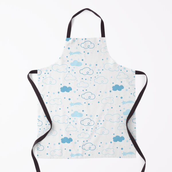 Item preview, Clouds + Stars Blue Pattern designed and sold by ZestyFruit.