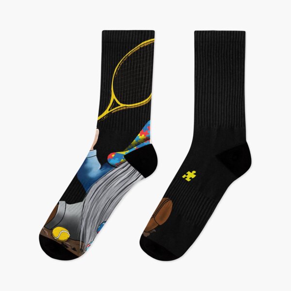 Item preview, Best Autism Awareness Tennis Gnome Puzzle Ribbon Disability Sport Lover Classic designed and sold by NoudHussain.