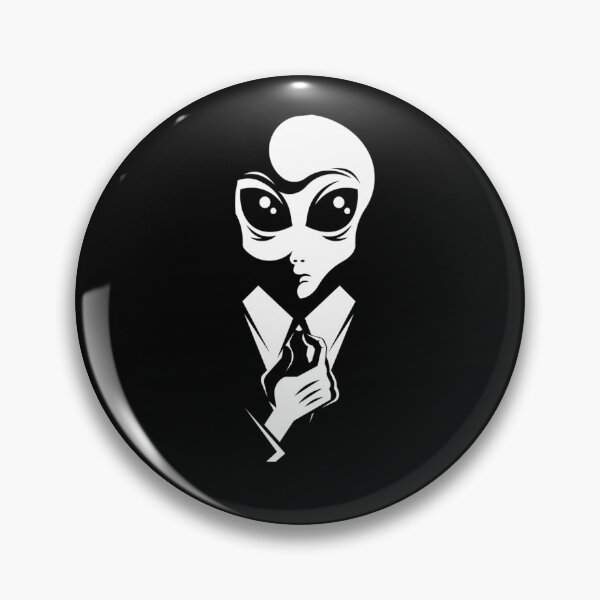 Item preview, Alien Fixing His Tie (Black & White) Classic . designed and sold by cradydbherol.