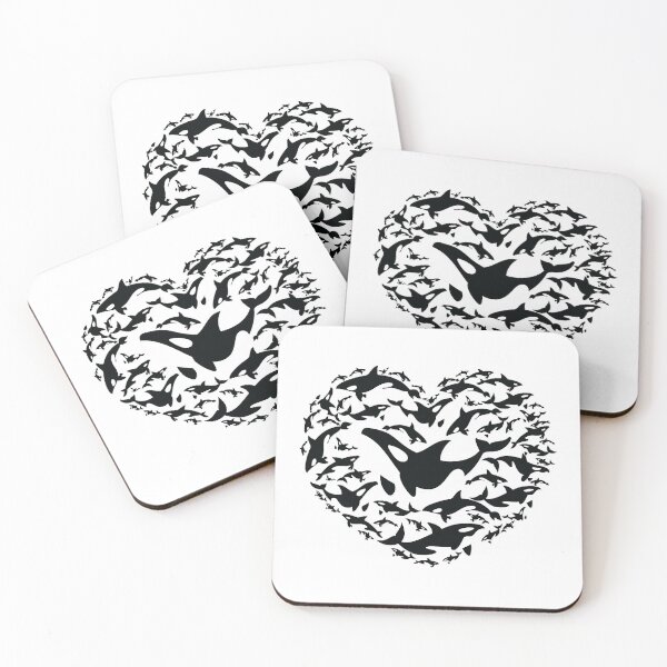 Item preview, Orca Whale Heart Killer Whale for Kids Boy Girl Men Women designed and sold by DilysMarca.