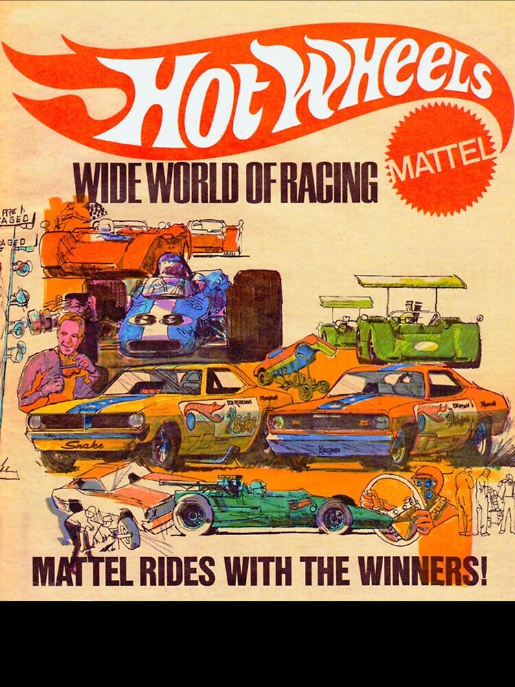 Hot Wheels Vintage Wide World Of Racing Poster Classic Poster For Sale By Laravanderlaar 4423