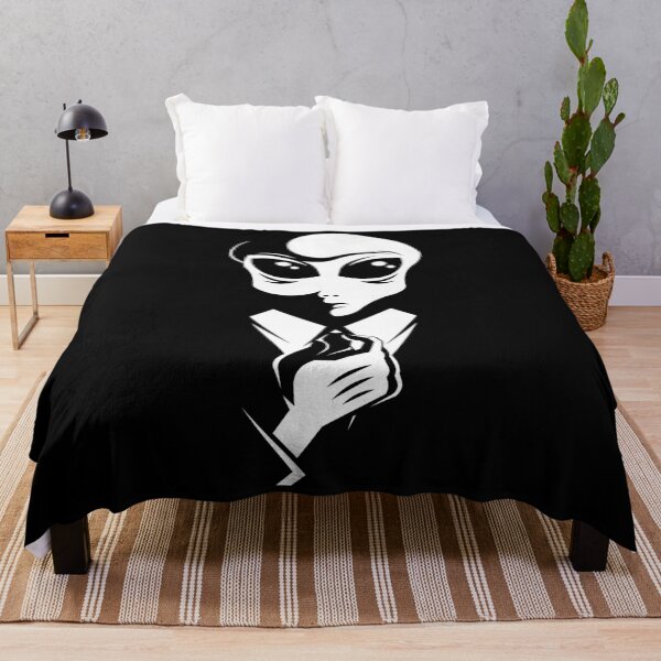 Item preview, Alien Fixing His Tie (White Design) Classic . designed and sold by cradydbherol.