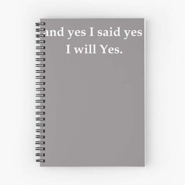Item preview, James Joyce Ulysses Last Line  Essential T-Shirt designed and sold by TimGrote.