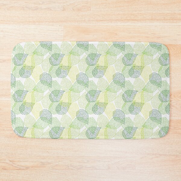 Item preview, Green Leafs Abstract Pattern designed and sold by ZestyFruit.