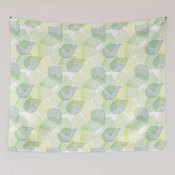 Item preview, Green Leafs Abstract Pattern designed and sold by ZestyFruit.