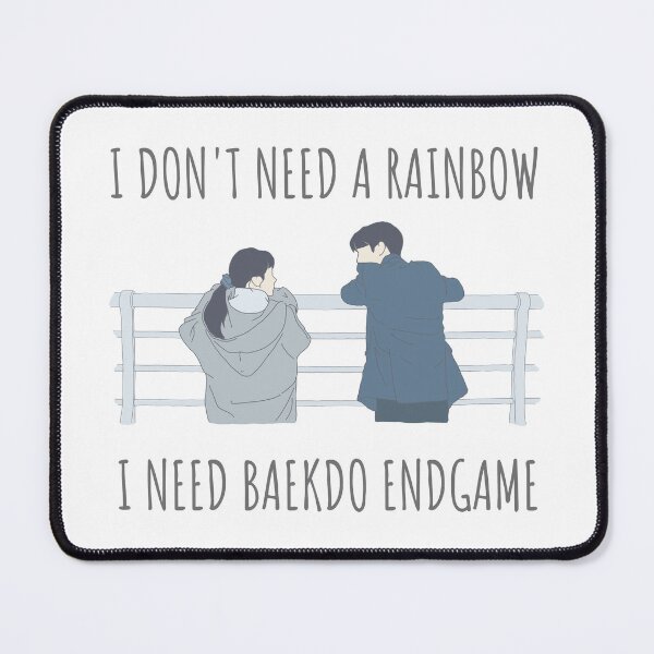 Item preview, Kdrama | Twenty Five Twenty One | I Don't Need A Rainbow, I Need BaekDo Endgame | designed and sold by KDramaHyeong.