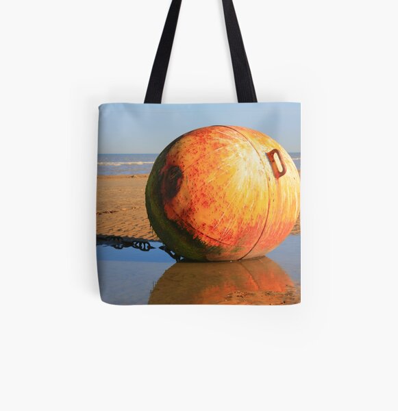 www.lizgarnett.com - Dymchurch Buoy All Over Print Tote Bag