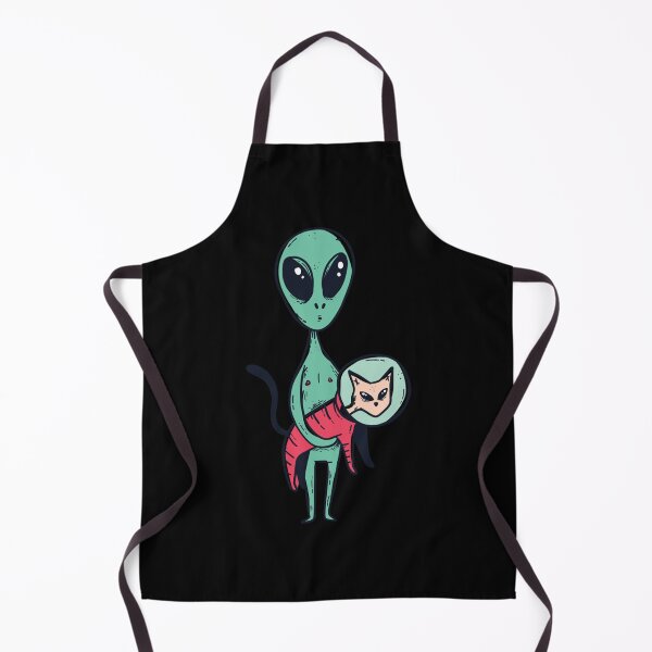 Item preview, Alien with Cute Alien Cat Premium Scoop . designed and sold by cradydbherol.