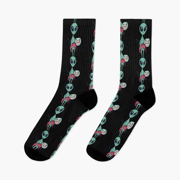 Item preview, Alien with Cute Alien Cat Premium Scoop . designed and sold by cradydbherol.